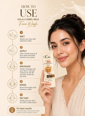 Camel Milk Face Wash – Deep Cleansing & Acne Control for Oily Skin (100g)