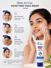 Acne Free Face Wash-Say Goodbye to Breakouts (Pack of 2)