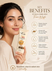Camel Milk Face Wash – Deep Cleansing & Acne Control for Oily Skin (100g)
