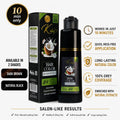 3-in-1 Hair Color Shampoo – 100% Grey Coverage in 10 Minutes (Natural Black)