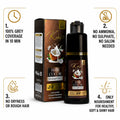 3-in-1 Hair Color Shampoo Instant Results(Get 100% Grey Coverage + Nourishment in 10 min) – (Guaranteed!)-160 ml